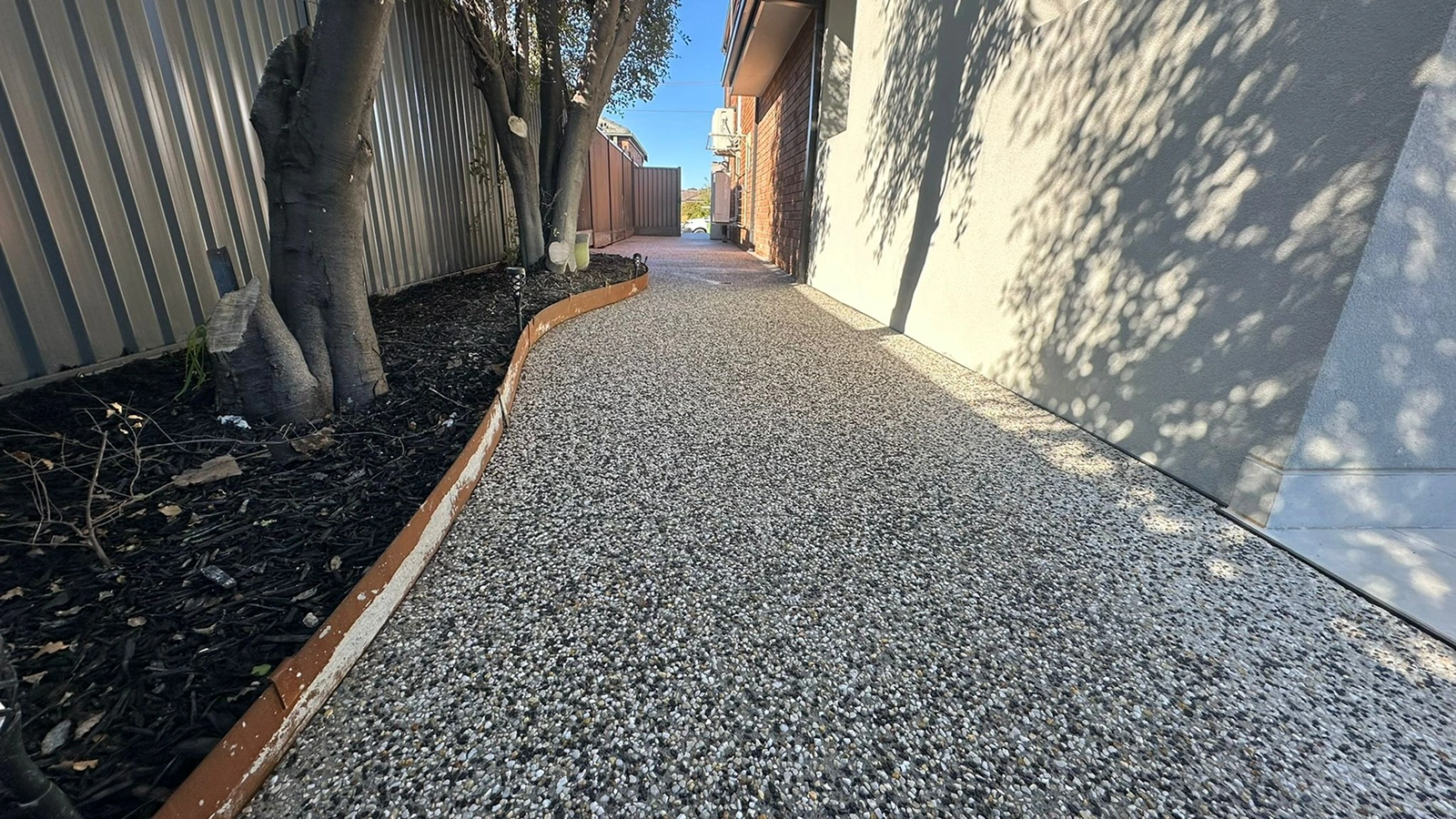 Exposed Concrete After