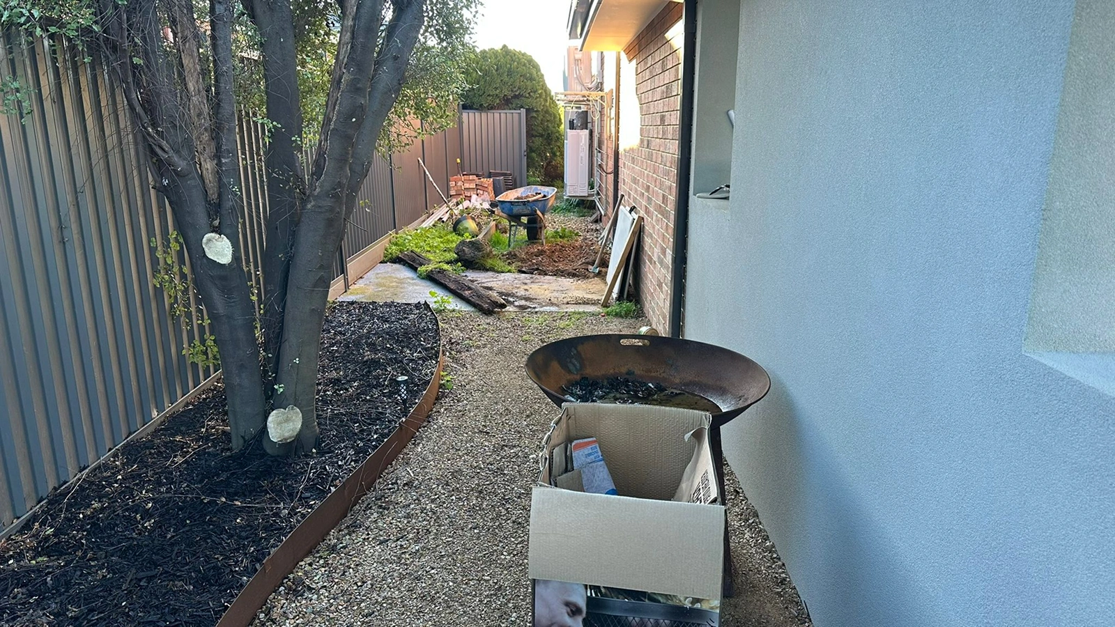 Exposed Concrete Before