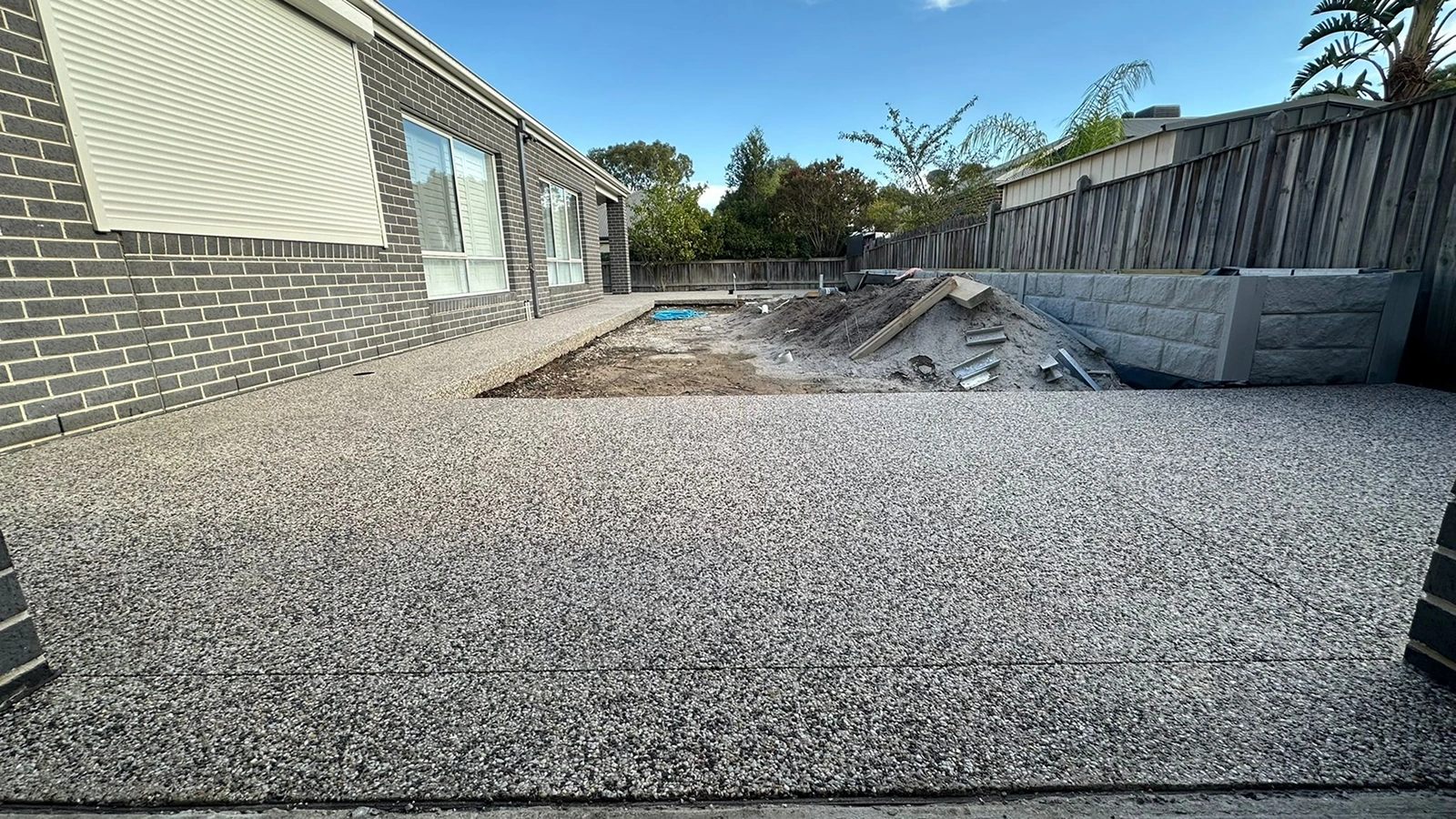 Exposed Concrete After