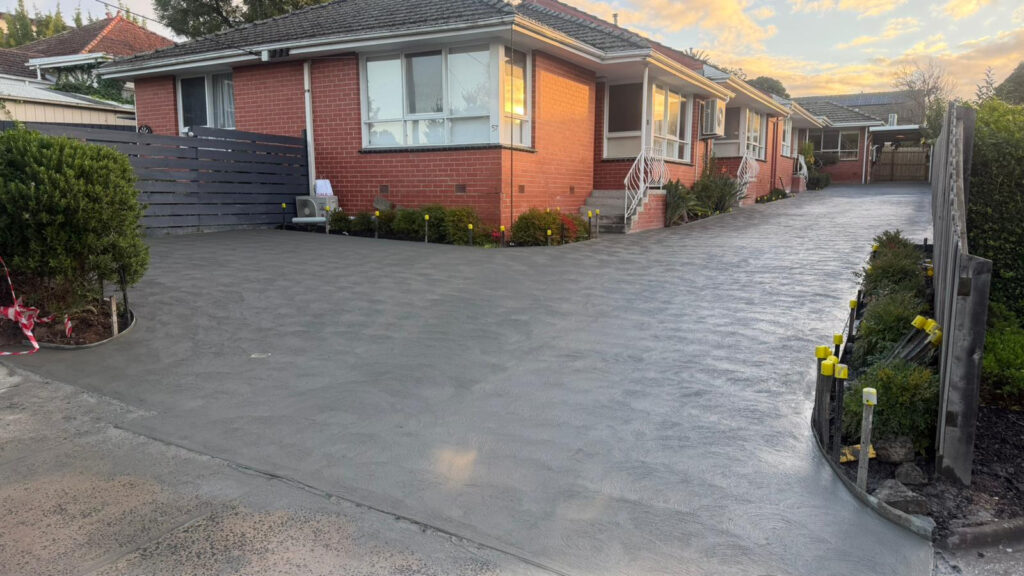 driveway after
