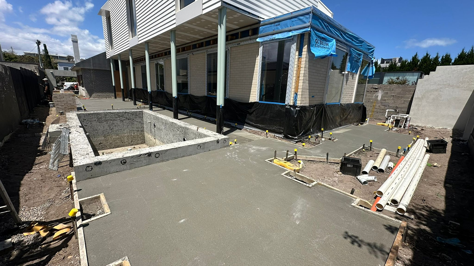 pool surround-after